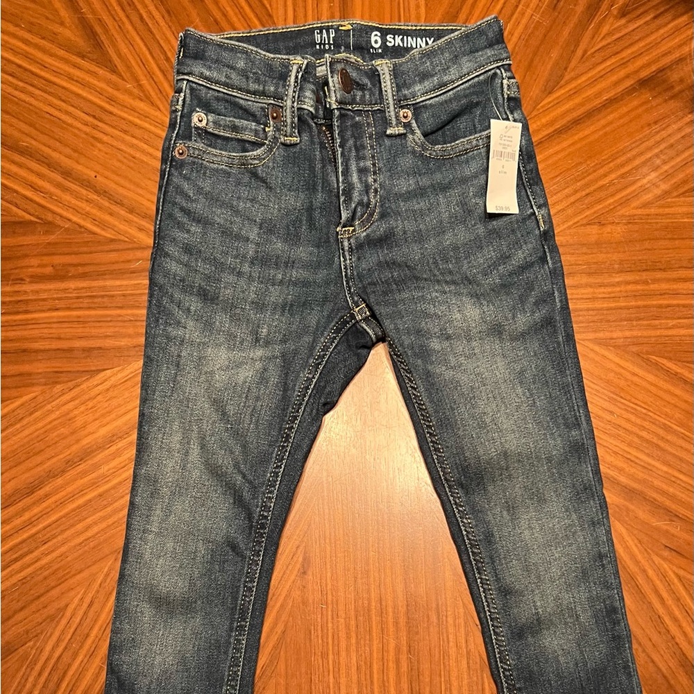 GAP Denim Skinny Jeans in Dark Blue 6 SLIM